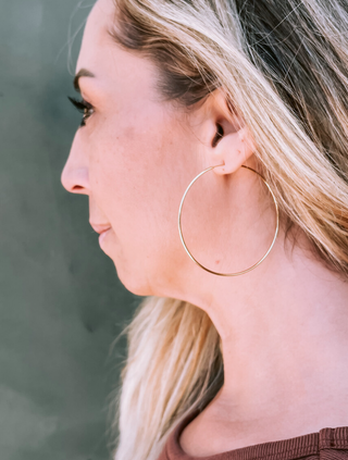 Gold Hoop Earrings