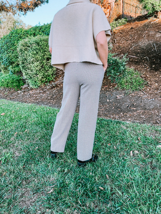 Dan Houndstooth Straight Leg Pant