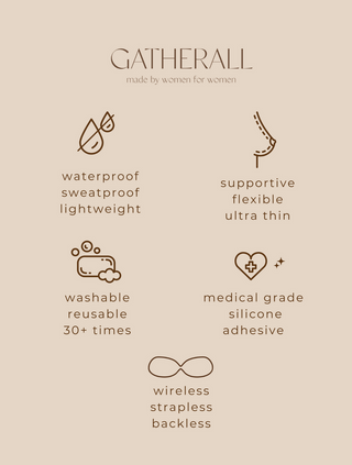 Gatherall Paper Soap for Gatherall Adhesive Bras