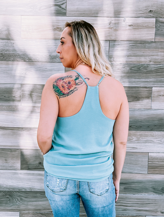 Seafoam Racerback Cami Tank