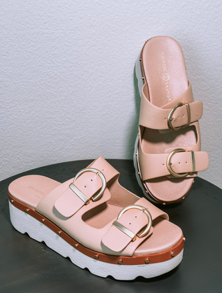 Surf's up - Platform Slide Sandals