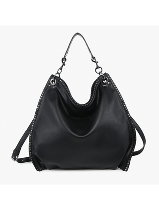 Carly Studded Hobo Bag (available in 2 colors)
