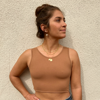 ON SALE- Reversible Twisted Ribbed Tank