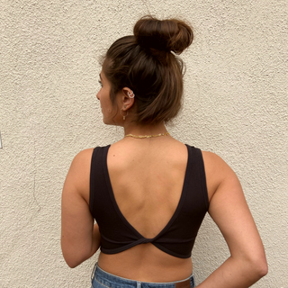 ON SALE- Reversible Twisted Ribbed Tank