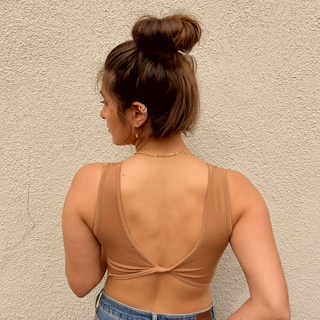 ON SALE- Reversible Twisted Ribbed Tank