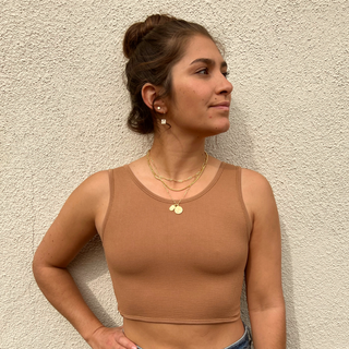 ON SALE- Reversible Twisted Ribbed Tank