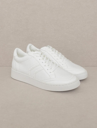 White Stitch Sneakers