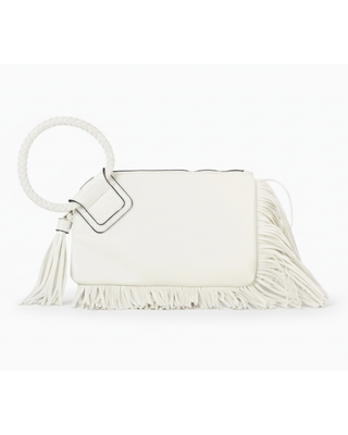 Tammy Faux Leather Fringe Wristlet