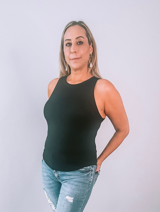 GOUJĒBĒ The McKenzie Sustainable Racer Tank Top