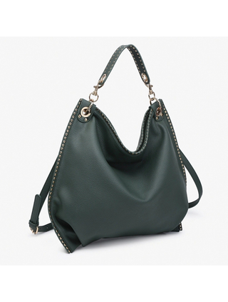 Carly Studded Hobo Bag (available in 2 colors)