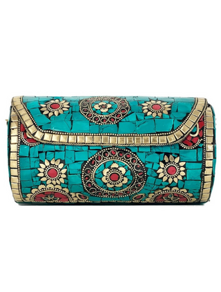 Ami Mosaic Clutch with Chain Strap (available in 3 colors)