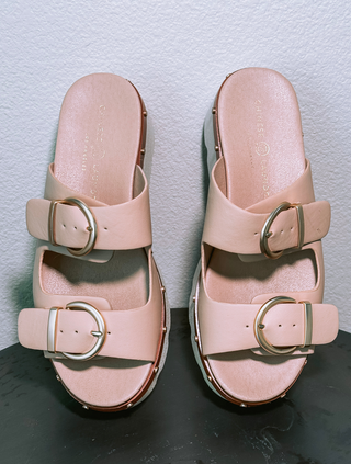 Surf's up - Platform Slide Sandals