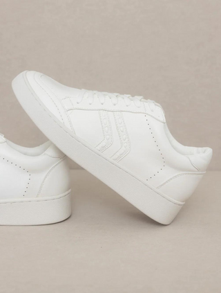 White Stitch Sneakers