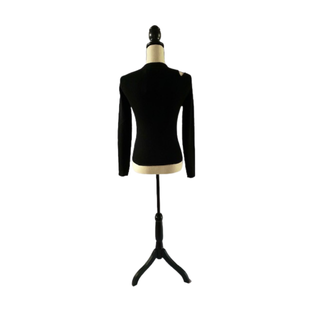 Black Cutout Sweater