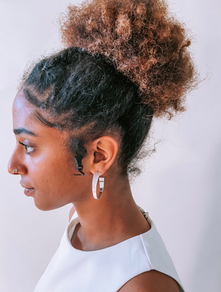 Matte Large to Thin 2" Hoop Earrings