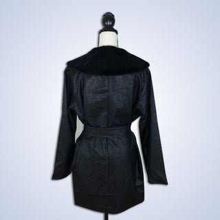 ON SALE- Black Sherpa Coat
