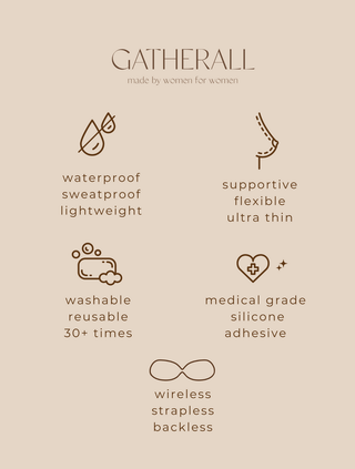Gatherall Silicone Adhesive Nipple Covers