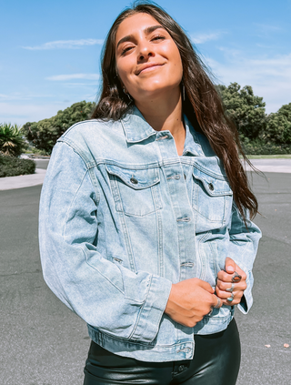 Boyfriend Light Washed Denim Jacket