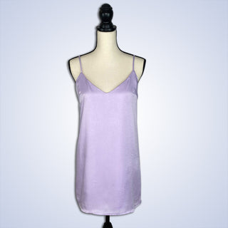 ON SALE- Lilac Strappy Slip Dress and Shirt Set