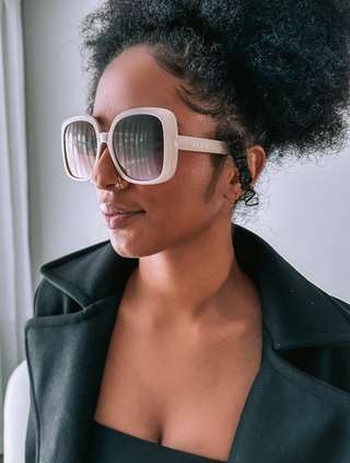 GOUJĒBĒ Oversized Frame Sunglasses
